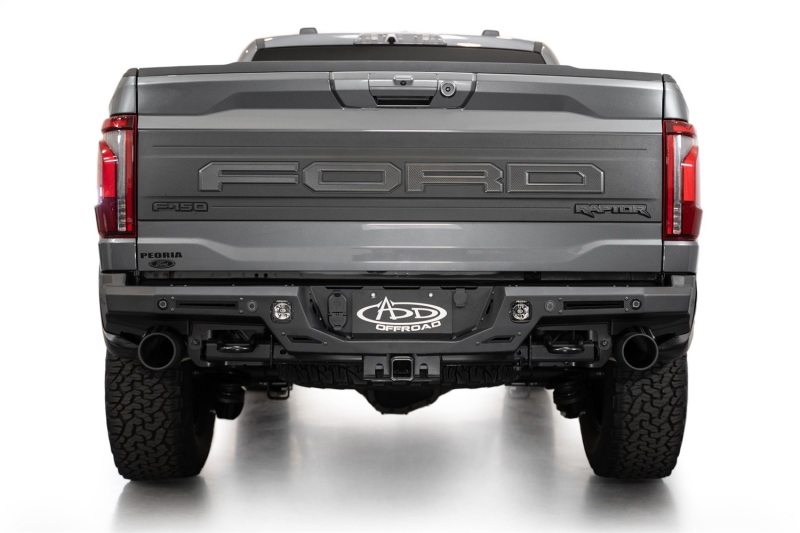 Ford F150 Raptor Bumper - Rear - Addictive Desert Designs - Rock Fighter - Hammer Black - `21-`27